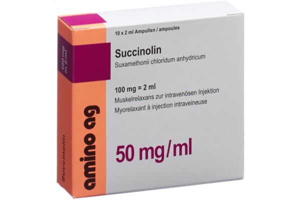 Succinolin sol inj 100 mg/2ml 10 amp 2 ml