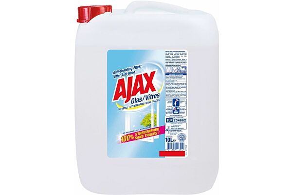 Ajax Glas Streifenfrei Kanister 10 lt