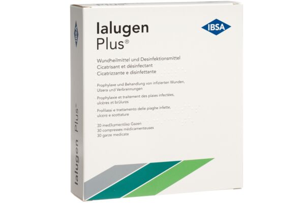Ialugen Plus gazes médicales 10x10cm 30 pce