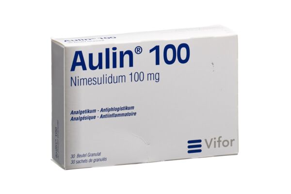 Aulin gran 100 mg sach 30 pce