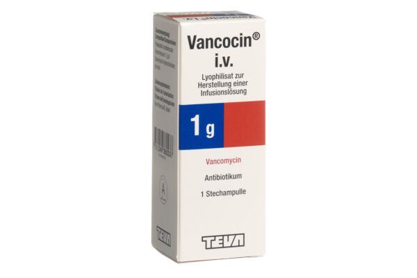 Vancocin subst sèche 1 g i.v. flac