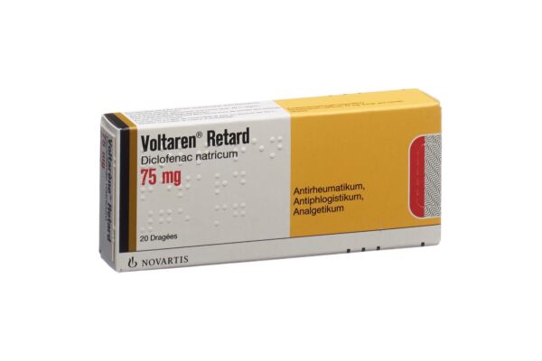 Voltarène Retard drag ret 75 mg 20 pce