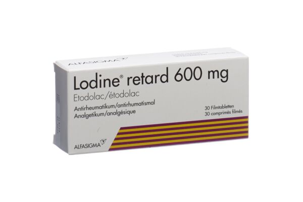 Lodine retard Ret Filmtabl 600 mg 30 Stk