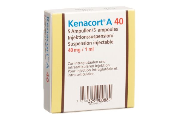 Kenacort-A 40 susp inj 40 mg/ml 5 amp 1 ml