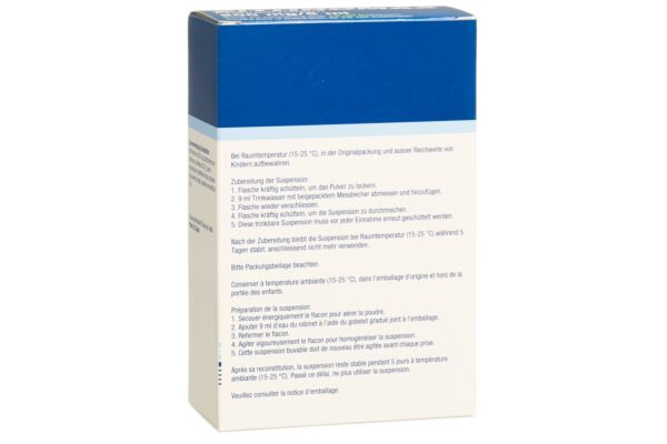 Zithromax pdr 200 mg/5ml pour la préparation d’une suspension fl 15 ml