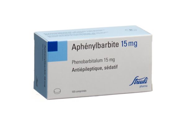 Aphénylbarbite Streuli cpr 15 mg 100 pce