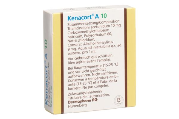 Kenacort-A 10 susp inj 10 mg/ml 5 amp 1 ml