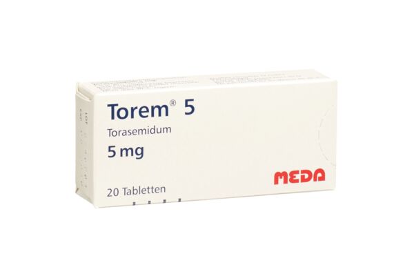 Torem Tabl 5 mg 20 Stk