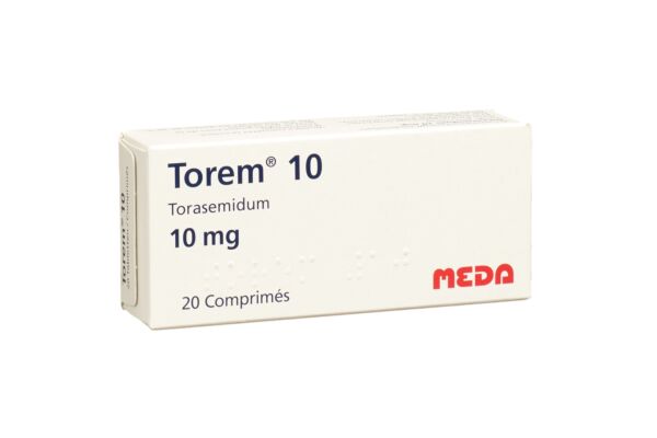 Torem Tabl 10 mg 20 Stk