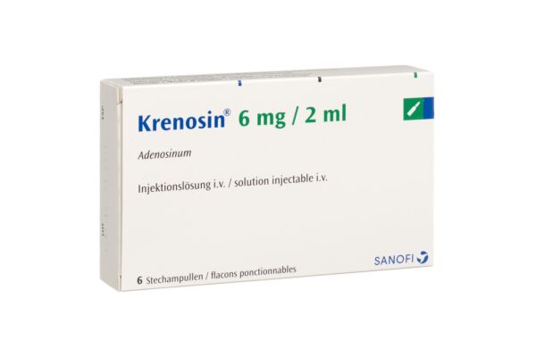 Krenosin Inj Lös 6 mg/2ml 6 Amp 2 ml