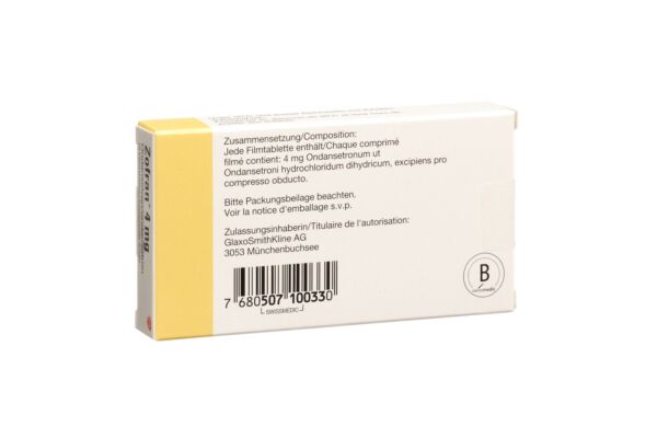 Zofran Filmtabl 4 mg 10 Stk