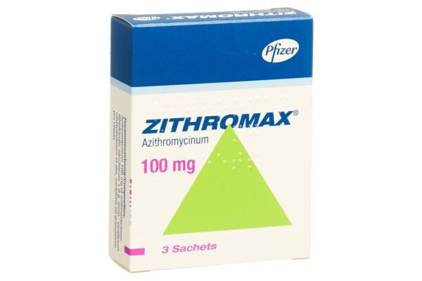 Zithromax gran 100 mg sach 3 pce