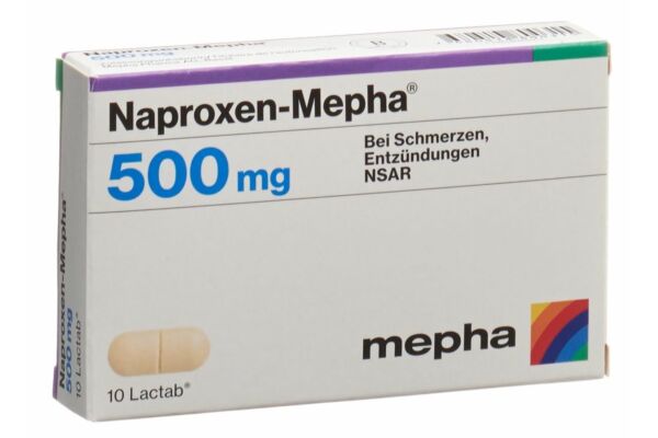 Naproxen-Mepha Lactab 500 mg 10 pce