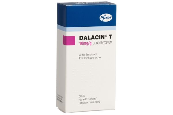 Dalacin T émuls 10 mg/g fl 60 ml