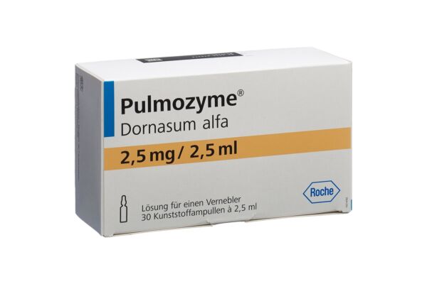Pulmozyme Inhal Lös 2.5 mg 30 Amp 2.5 ml