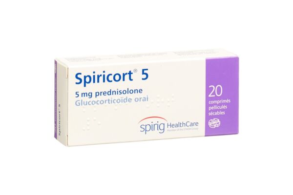 Spiricort cpr pell 5 mg 20 pce