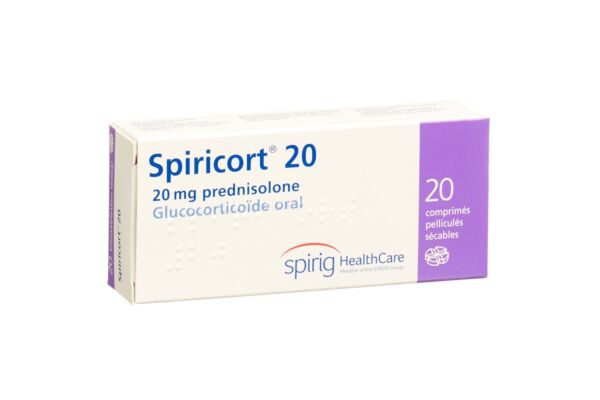 Spiricort cpr pell 20 mg 20 pce