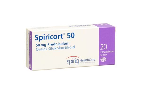 Spiricort cpr pell 50 mg 20 pce