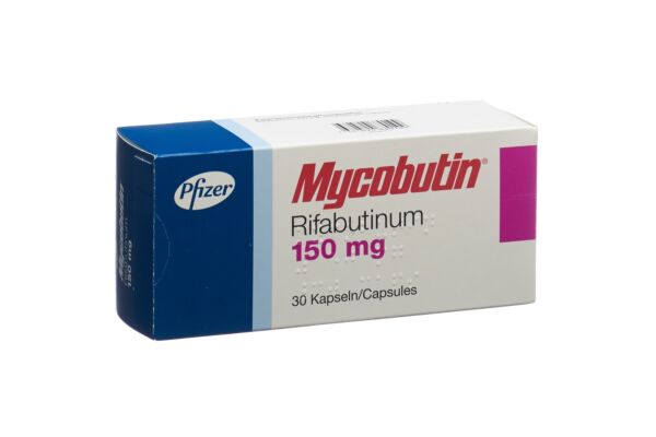Mycobutin caps 150 mg 30 pce