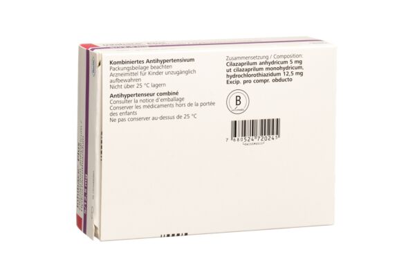 Inhibace Plus cpr pell 5/12.5 mg 98 pce