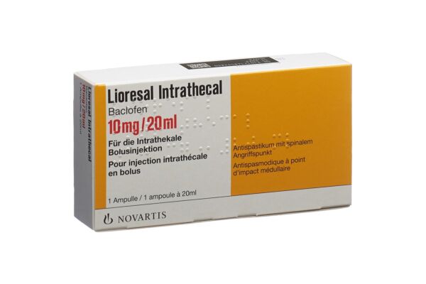 Lioresal intrathecal Inj Lös 10 mg/20ml Amp