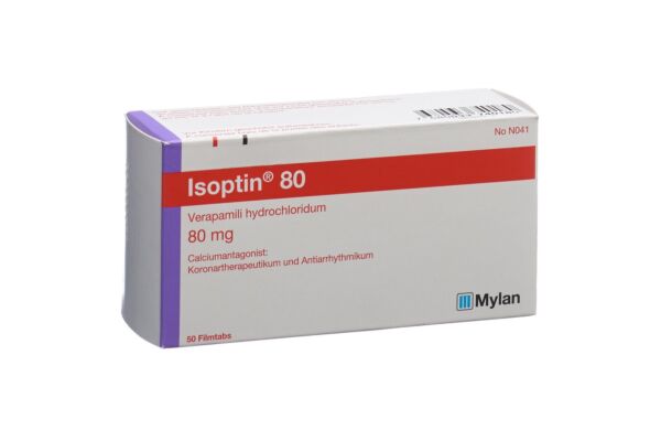 Isoptin Filmtabl 80 mg 50 Stk