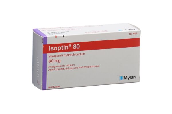 Isoptin Filmtabl 80 mg 50 Stk