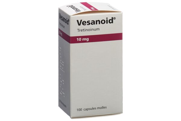 Vesanoid caps 10 mg bte 100 pce