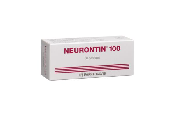 Neurontin caps 100 mg 50 pce
