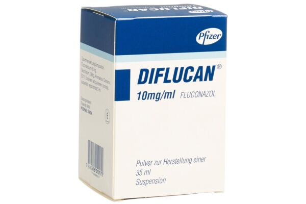 Diflucan pdr 10 mg/ml pour suspension fl 35 ml