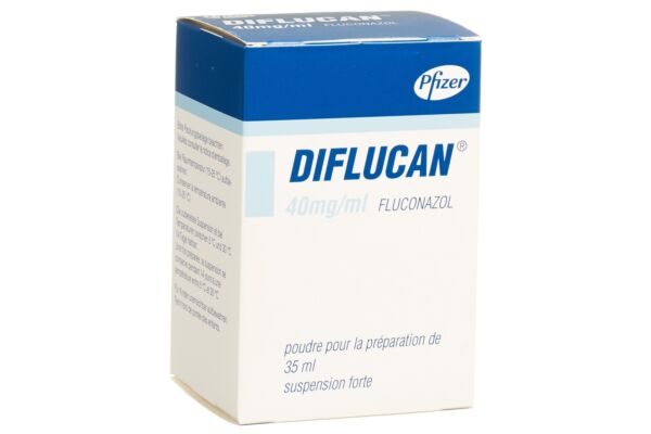 Diflucan pdr 40 mg/ml pour suspension fl 35 ml