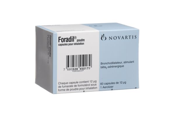 Foradil poudre caps inh 12 mcg 60 pce