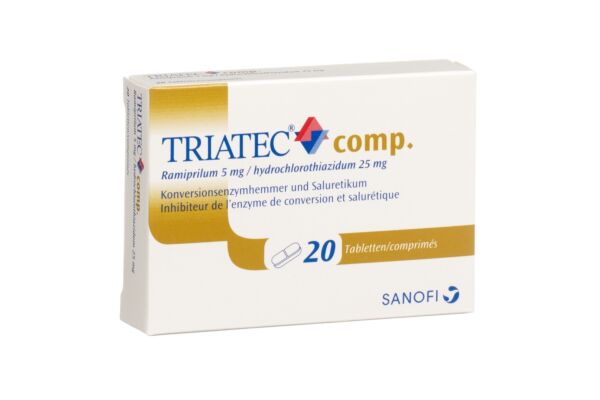 Triatec comp. Tabl 5/25 mg 20 Stk