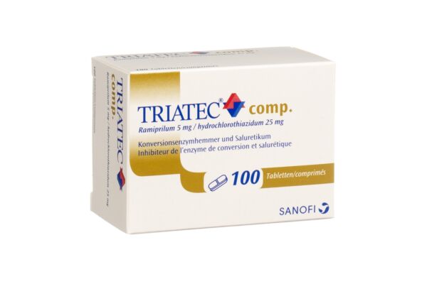 Triatec comp. cpr 5/25 mg 100 pce