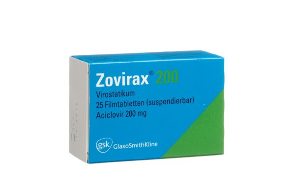 Zovirax cpr pell 200 mg 25 pce