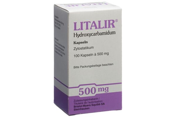 Litalir caps 500 mg bte 100 pce