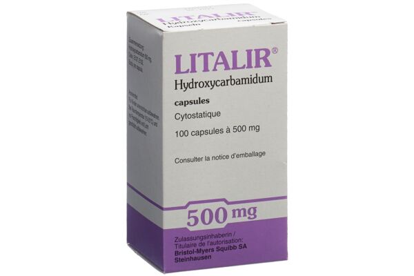 Litalir caps 500 mg bte 100 pce
