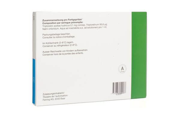 Decapeptyl Inj Lös 0.1 mg/ml Fertspr 7 Stk