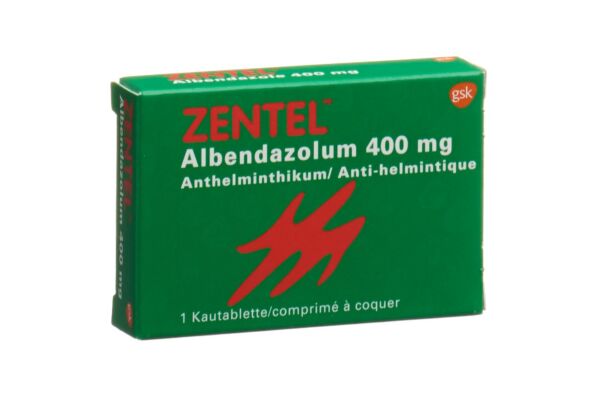Zentel cpr croquer 400 mg