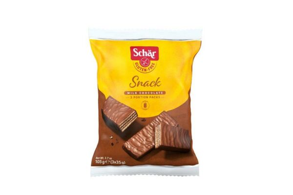 SCHÄR snack a chocolat sans gluten 3 x 35 g