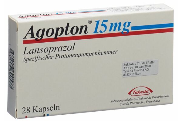 Agopton caps 15 mg 28 pce