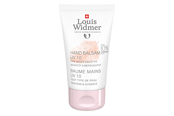 Louis Widmer Hand Balsam UV10 ohne Parfum 50 ml