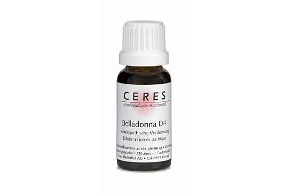 Ceres belladonna 4 D dilution fl 20 ml