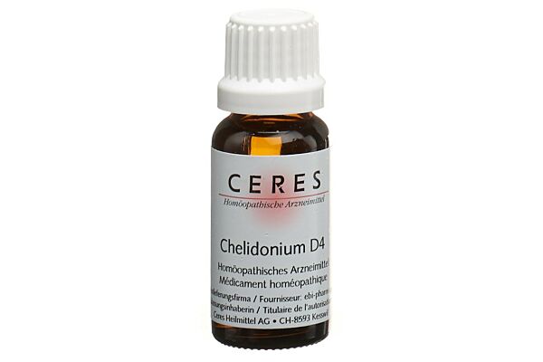 Ceres Chelidonium D 4 Dilution Fl 20 ml