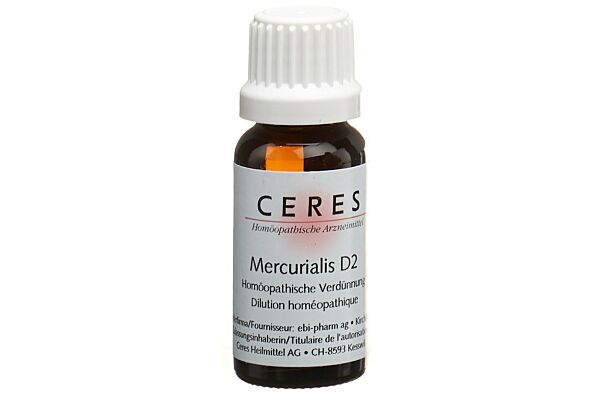 Ceres mercurialis 2 D dilution fl 20 ml