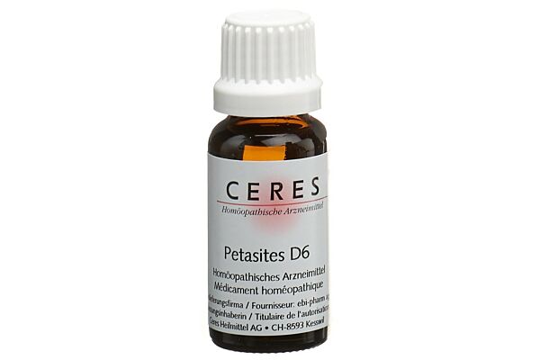Ceres petasites 6 D dilution fl 20 ml