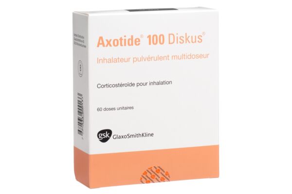 Axotide Diskus multidose 100 mcg 60 dos