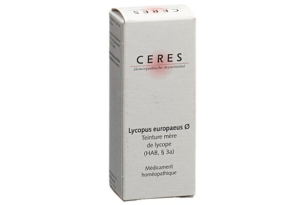 Ceres lycopus europaeus teint mère fl 20 ml