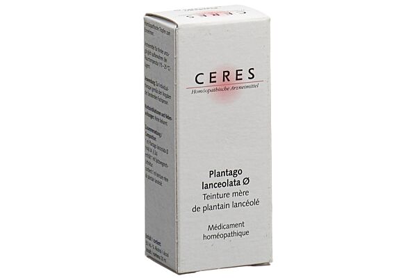 Ceres plantago lanceolata teint mère fl 20 ml