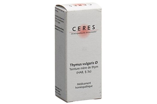 Ceres Thymus vulgaris Urtinkt Fl 20 ml